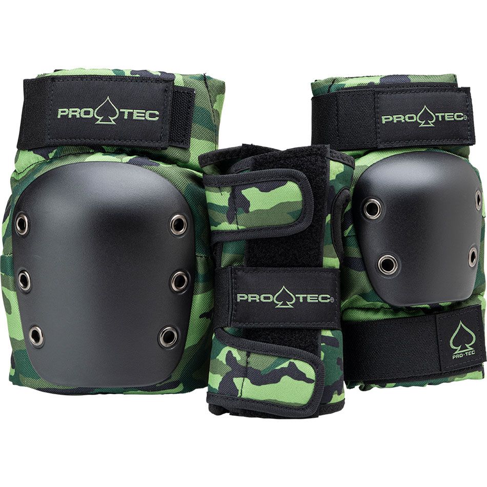 Pro-Tec Street Junior Pad Set 3pk Camo