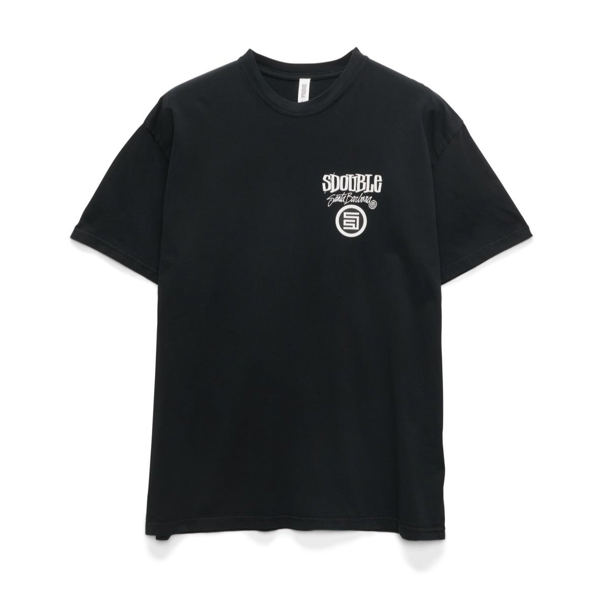 S/DOUBLE Combo Platter Tee Washed Black