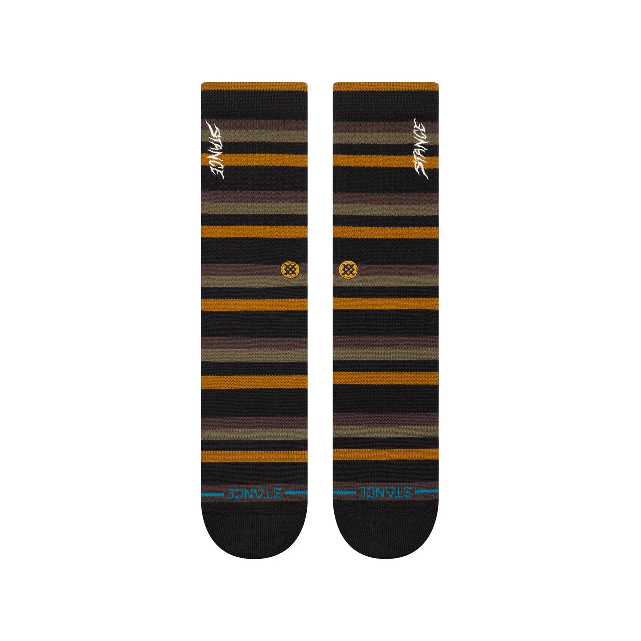 Stance Slipping Crew Socks Black