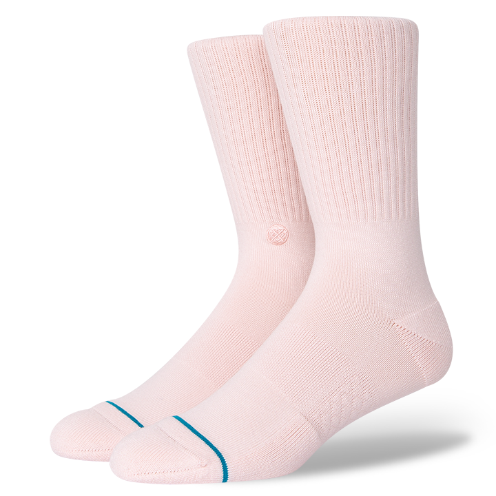 Stance Icon Socks Pink