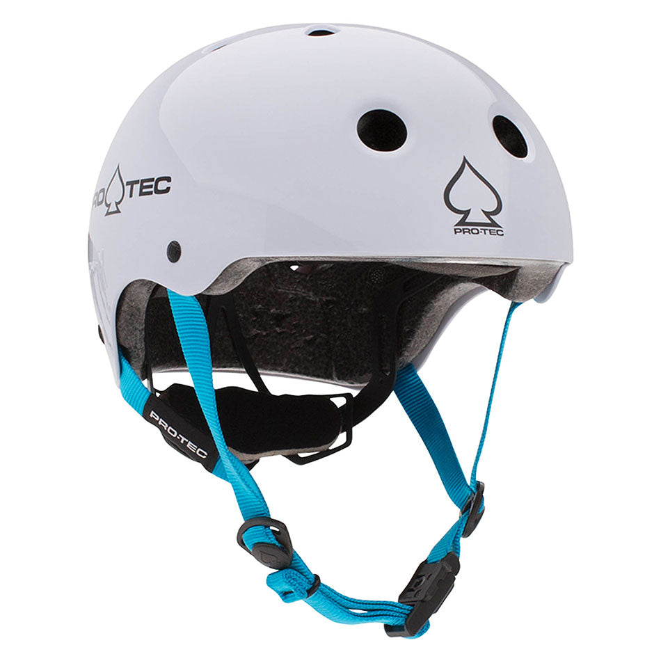 Pro-Tec Junior Classic Fit Helmet Gloss White (Certified)