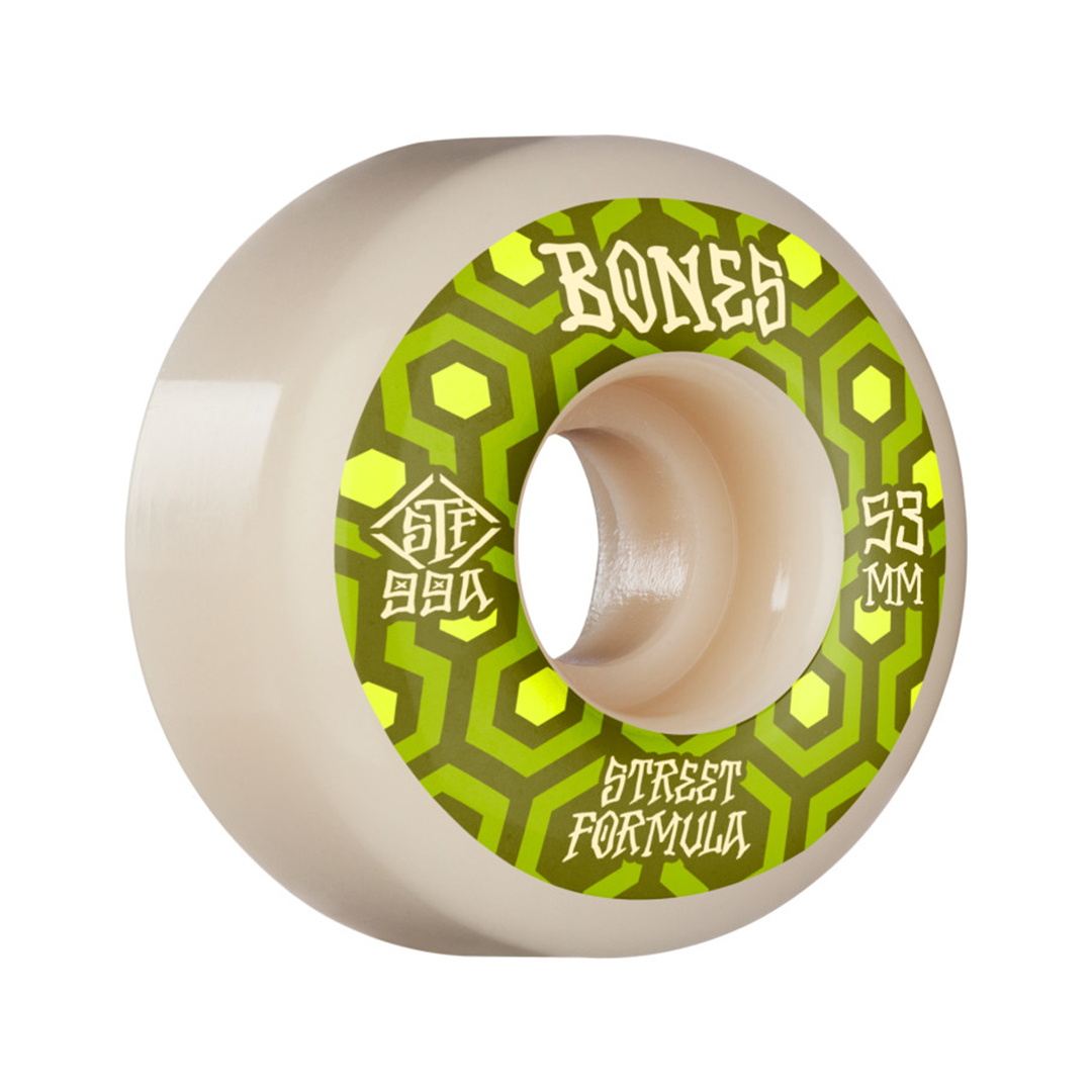 Bones STF Retro 99a Easy Streets Skateboard Wheels 53mm